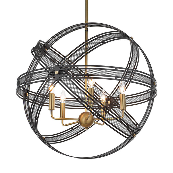 Spherical 5 Light Pendant - Sale on Mid-Century Modern style Chandeliers