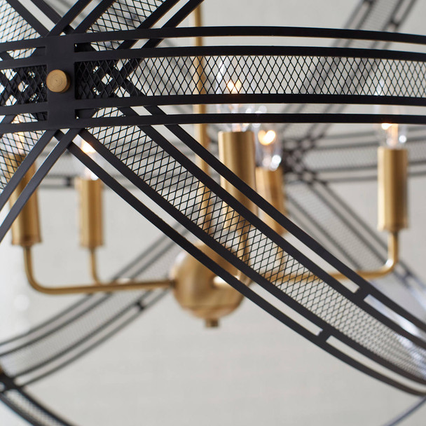 Spherical 5 Light Pendant - Cairns, Darwin Mid-Century Modern style Chandeliers