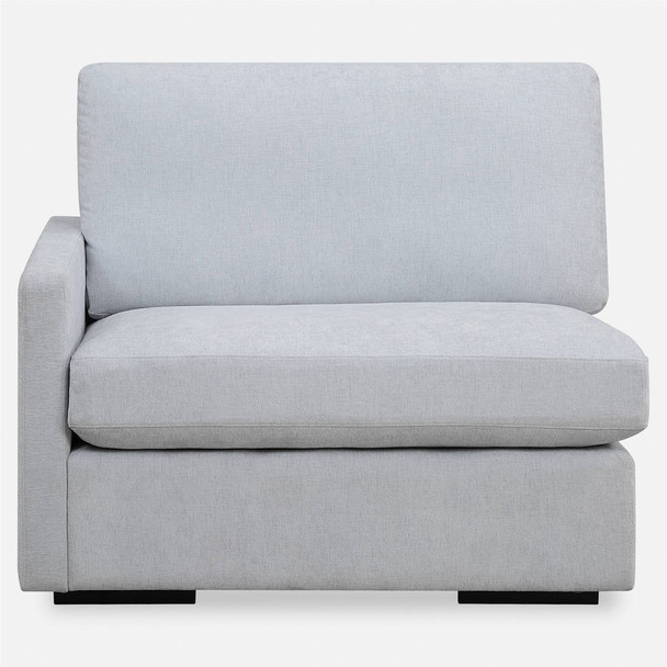 Refuge Cloud Blue Left Arm Facing Sofa Contemporary style Sofa Decor