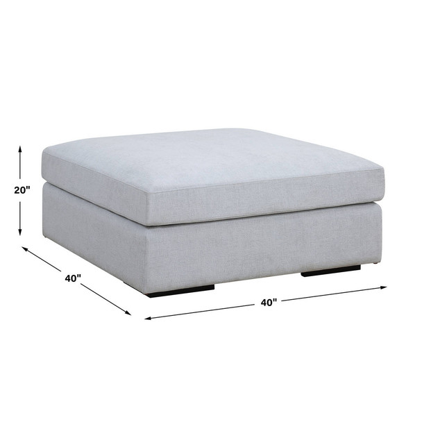 Refuge Cloud Blue Sofa Ottoman - Australia wide delivery Refuge Cloud Blue Sofa Ottoman - Australia wide delivery