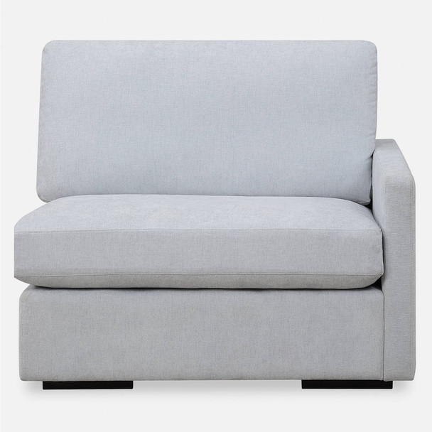 Refuge Cloud Blue Right Arm Facing Sofa Contemporary style Sofa Decor