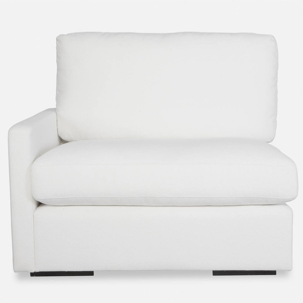 Refuge Arctic White Left Arm Facing Sofa Contemporary style Sofa Decor
