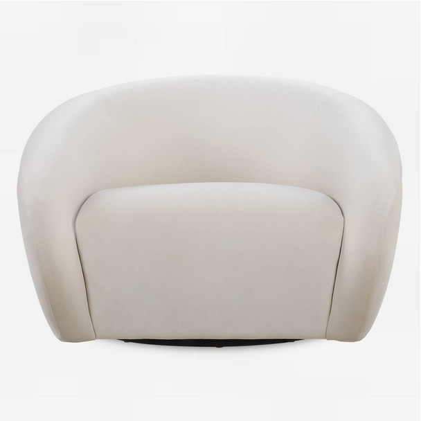 DeSoto Cream Swivel Chair Contemporary style Accent Chair Decor