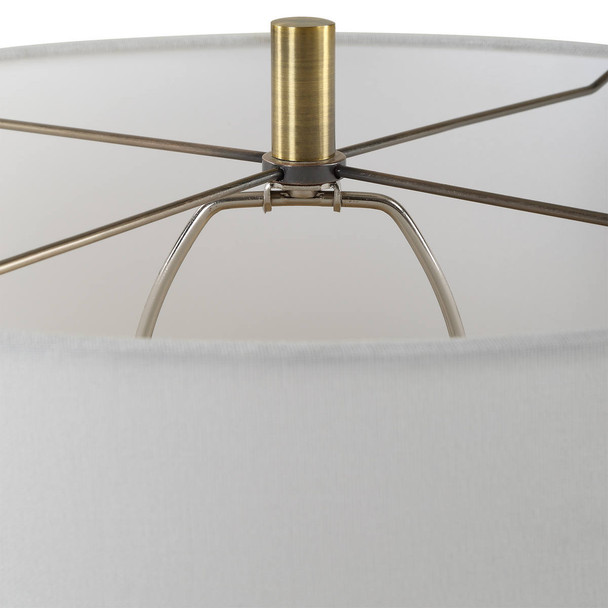 Threefold Black Stone Table Lamp - Sale on Mid-Century style Table Lamps