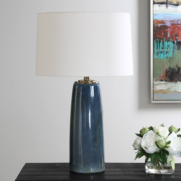 Submerged Deep Blue Table Lamp - Australia wide delivery