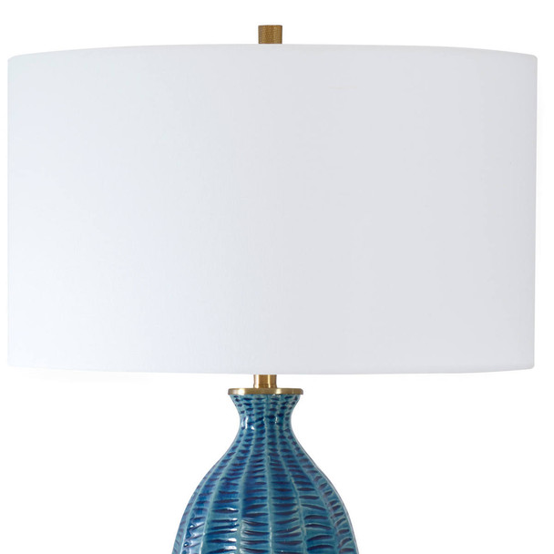 Bixby Blue Table Lamp - Hobart, Launceston, Perth delivery