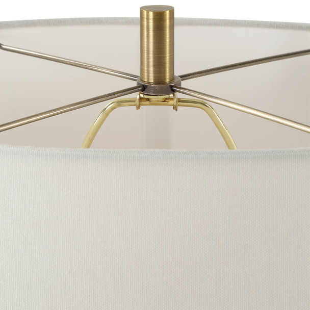 Promenade White Table Lamp - Sale on Mid-Century Modern style Table Lamps