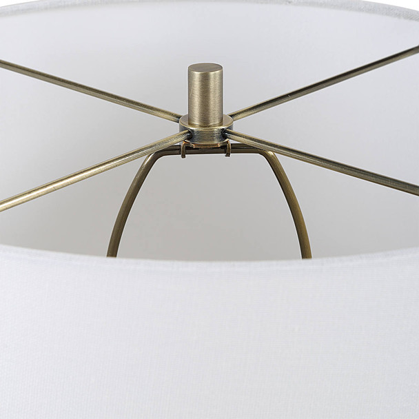 Liora White Table Lamp - Sale on Mid-Century Modern style Table Lamps
