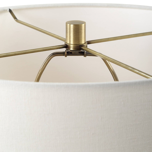 Plinth White Marble Table Lamp - Sale on Mid-Century Modern style Table Lamps