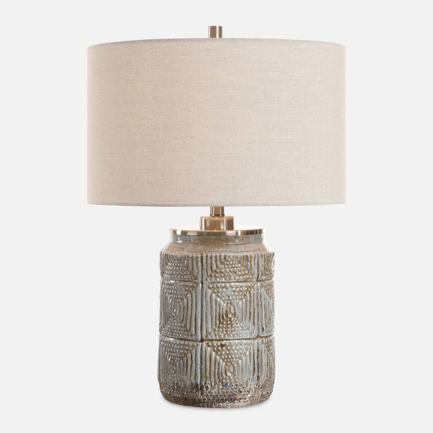 Graydon Gray Table Lamp Organic style  Decor