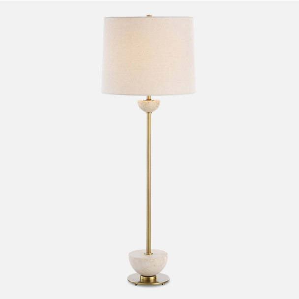 Hemisphere Brass Buffet Lamp Contemporary style Table Lamp Decor