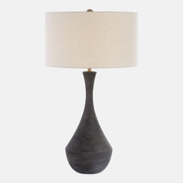 Helston Dark Charcoal Table Lamp Coastal style Table Lamp Decor