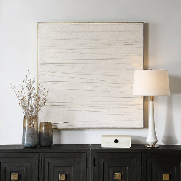 Walking The Line Minimalist Canvas Art - Size: 125H x 125W x 6D (cm) - Contemporary style