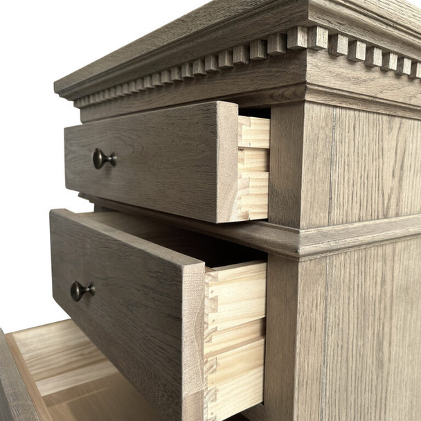 Westminster Side Table - Dark Oak - Melbourne, Sydney, Brisbane French Provincial style Bedroom furniture