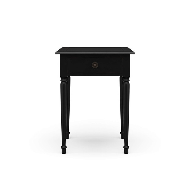 Auvergne Lamp Table - Batavia Black - Size: 69H x 53W x 53D (cm) - French Provincial style