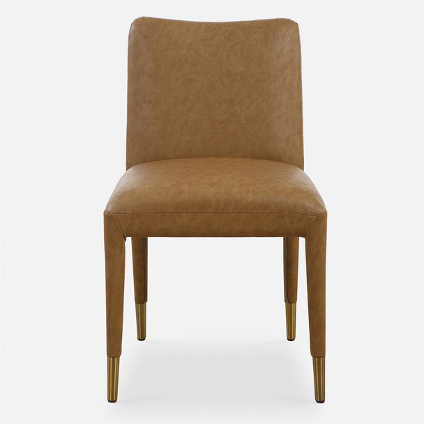 Conifer Dining Chair Camel S/2 Contemporary style Dining Chair Decor