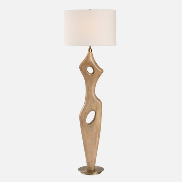 Almyra Solid Wood Floor Lamp Contemporary style Floor Lamp Decor