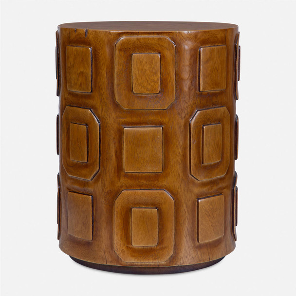 Alson Geometric Accent Table - Size: 46H x 36W x 36D (cm) - Geometric style Alson Geometric Accent Table - Size: 46H x 36W x 36D (cm) - Geometric style
