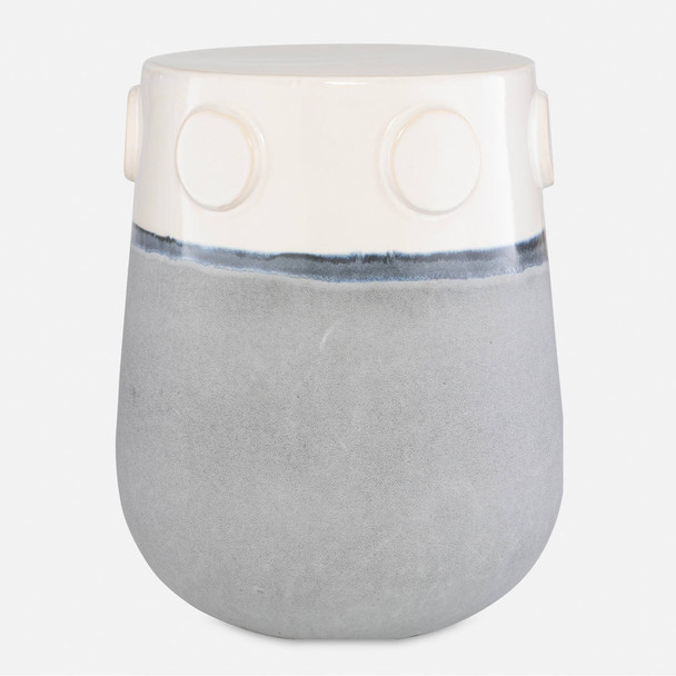 Mulvane Ceramic Garden Stool Contemporary style Accent Table Decor