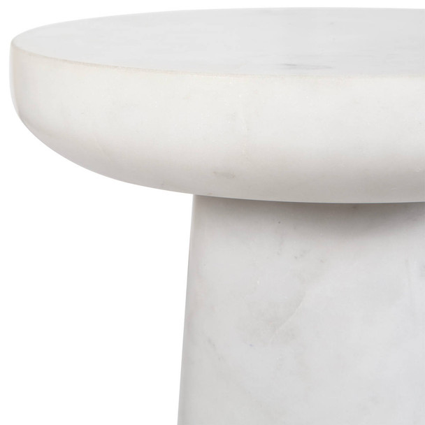 Lirra White Marble Drink Table - Australia wide delivery
