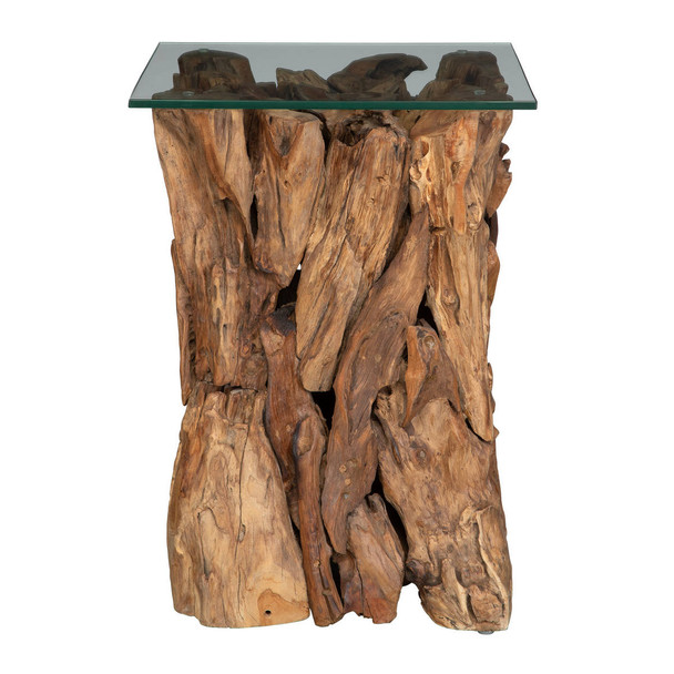 Rozel Teak Wood End Table - Melbourne, Sydney, Brisbane delivery