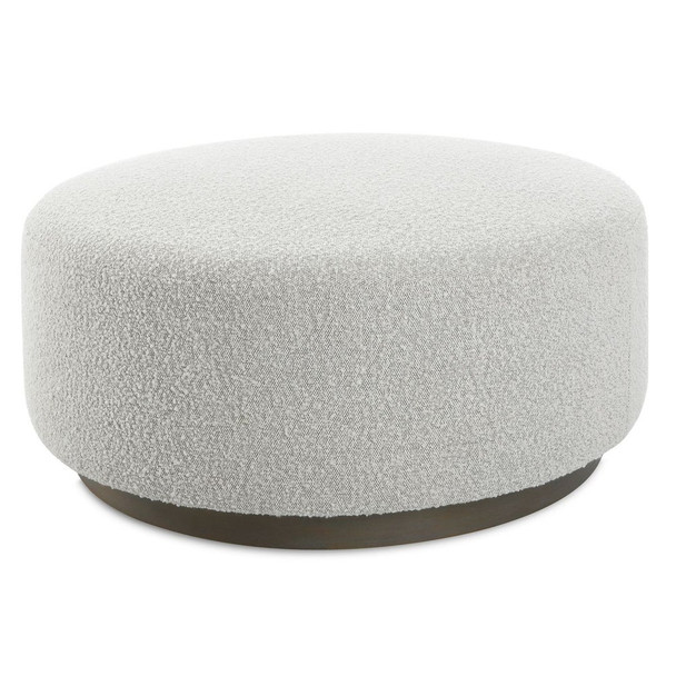 Avila Large Gray Ottoman / Coffee Table Contemporary style Ottoman Decor