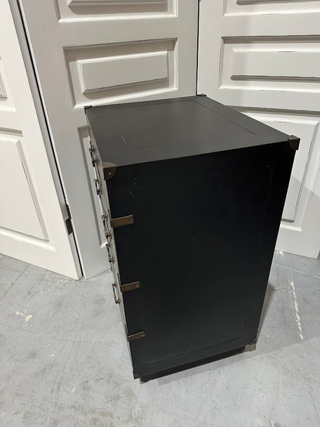 Artisan Small Cabinet - Black Light Distressed - Hobart, Launceston, Perth Mid-Century Modern style Office & Study furniture