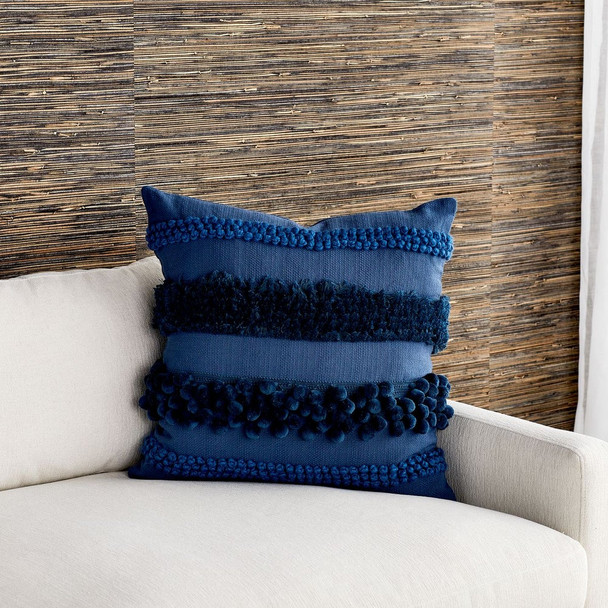 Having a Ball Pillow - Blueberry - Size: H x W x D (cm) - Boho Chic style