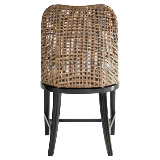 Panama Rattan Dining Chair - Pecan Brown - Melbourne, Sydney, Brisbane Coastal style Dining Room furniture