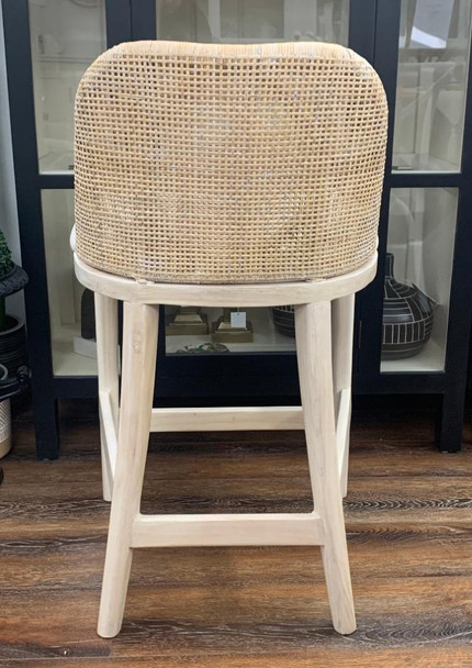 Panama Rattan Counter Stool - Whitewash - GT-106WW
