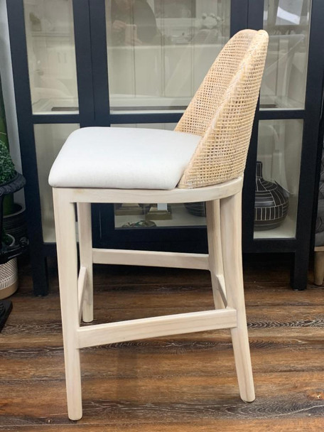 Panama Rattan Counter Stool - Whitewash - GT-106WW