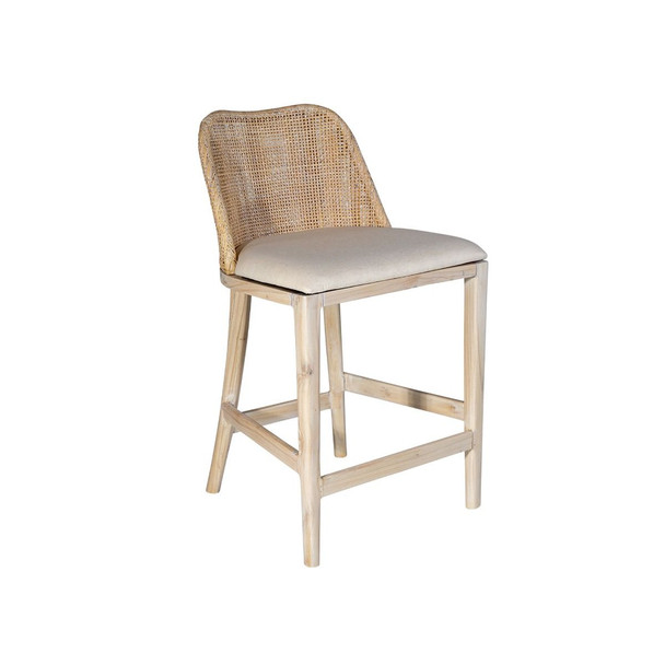 Panama Rattan Counter Stool - Whitewash GT-106WW