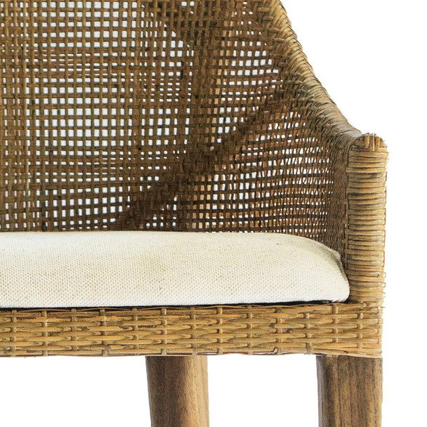 Cuban Rattan Counter Stool - Mango Teak - Hobart, Launceston, Perth Coastal style Kitchen furniture