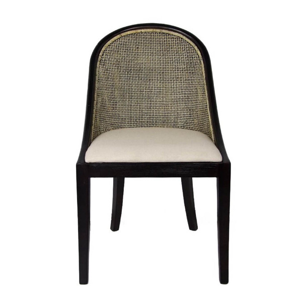 Caledonia Rattan Dining Chair - Black Shadow GT-109BS