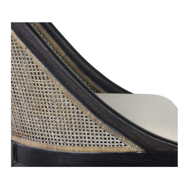 Caledonia Rattan Dining Chair - Smoke Grey GT-109SGW