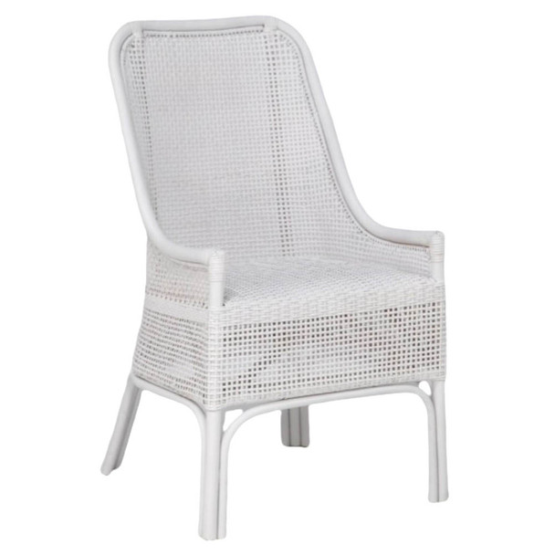 Amara Alfresco Rattan Dining Chair - Solid White GT-115SW