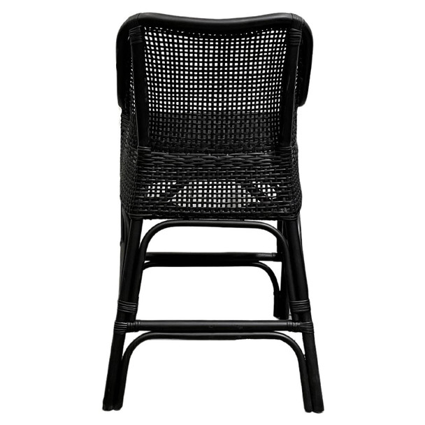 Amara Alfresco Counter Stool - Solid Black - Melbourne, Sydney, Brisbane Coastal style Kitchen furniture