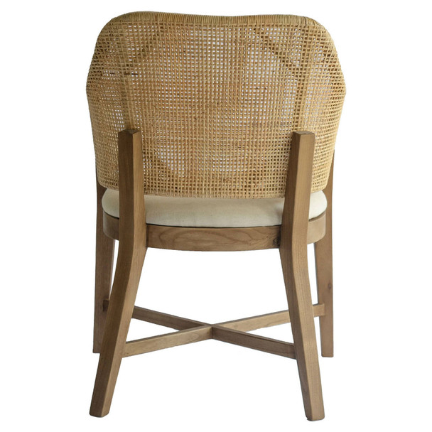 Biloxi Rattan Dining Chair - Natural - Melbourne, Sydney, Brisbane Coastal style Dining Room furniture