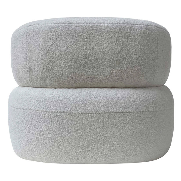 Lune Boucle Tub Chair - Snow - Melbourne, Sydney, Brisbane Mid-Century Modern style Living Room furniture