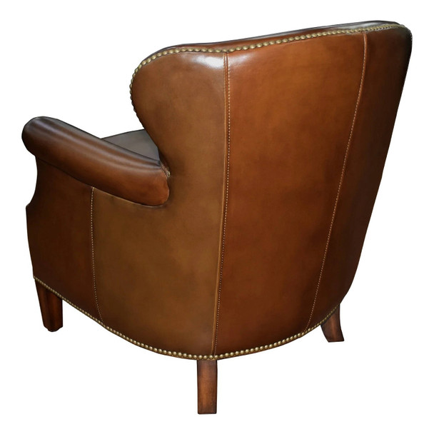 Barclay Leather Club Chair - Latte - Melbourne, Sydney, Brisbane Countryside style Living Room furniture