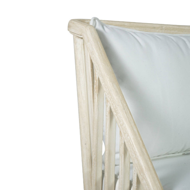 Solaro Lounge Chair - Whitewash - Hobart, Launceston, Perth Mid-Century Modern style Living Room furniture