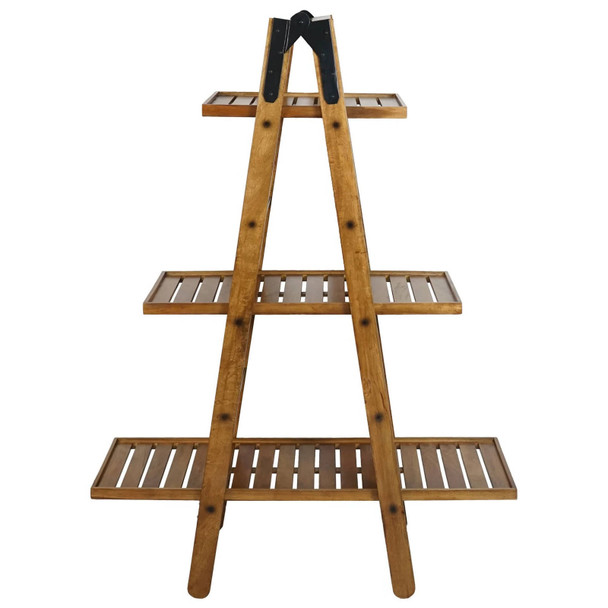 Avida Folding Ladder Shelf - 150cm Rustic - Countryside style