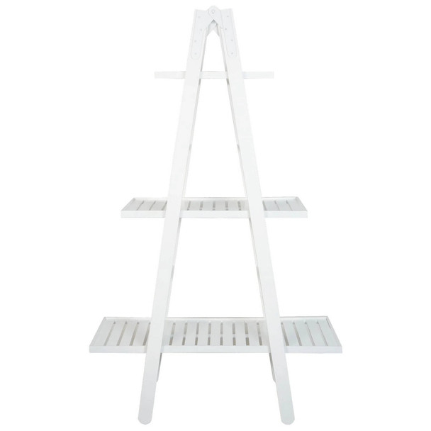 Avida Folding Ladder Shelf - 180cm White - Countryside style