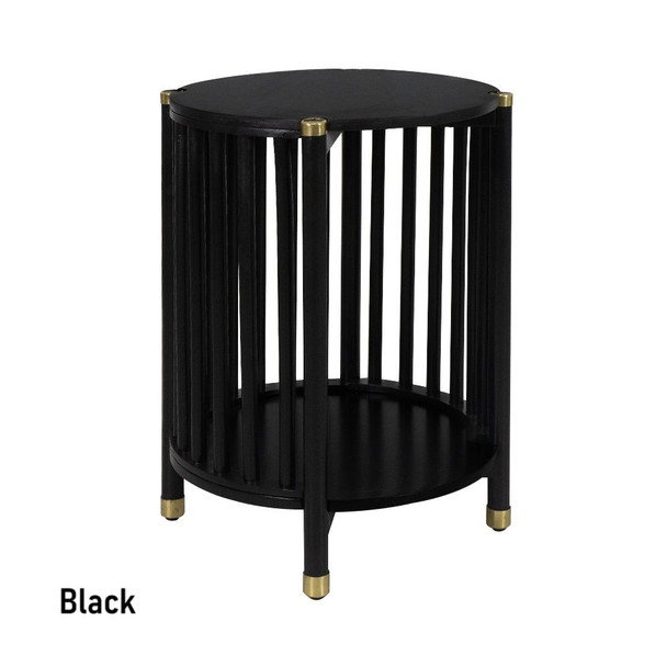 Solaro Retro Side Table - Black - Mid-Century Modern style