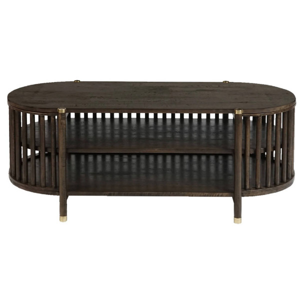Solaro Retro TV Unit - Walnut - Mid-Century Modern style