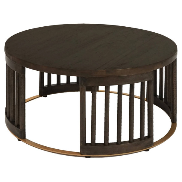 Solaro Retro Coffee Table - Walnut Living Room Furniture - S-0845-WALNUT