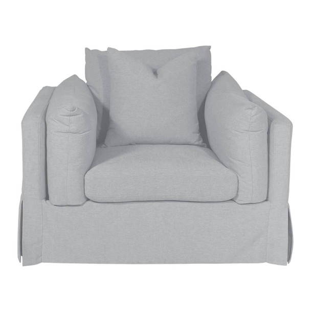 Bennet Swivel Armchair - Beachglass - Contemporary style