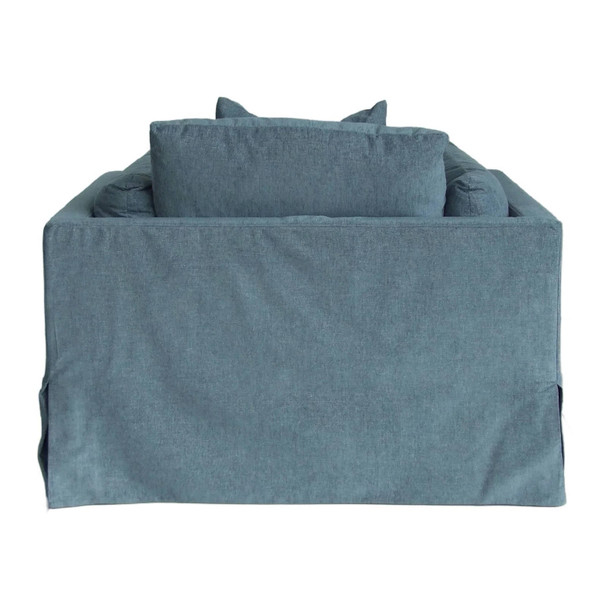 Bennet Swivel Armchair - Denim - Melbourne, Sydney, Brisbane Contemporary style Living Room furniture