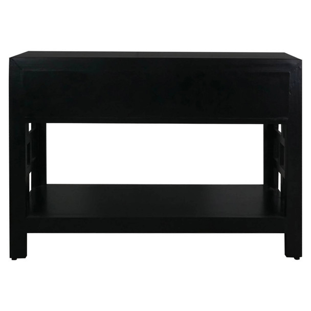 Callan 2 Drawer Console - Black - Hand made Living Room furniture