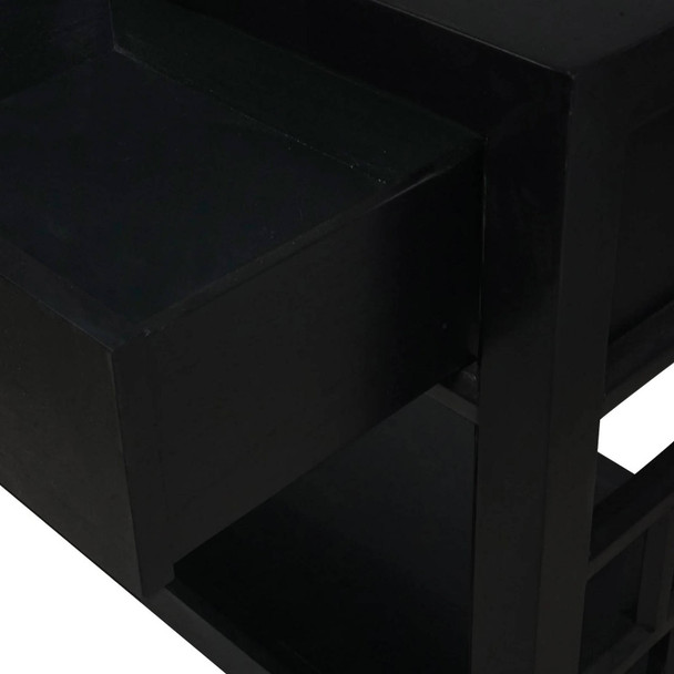 Callan 2 Drawer Console - Black - Melbourne, Sydney, Brisbane Contemporary style Living Room furniture